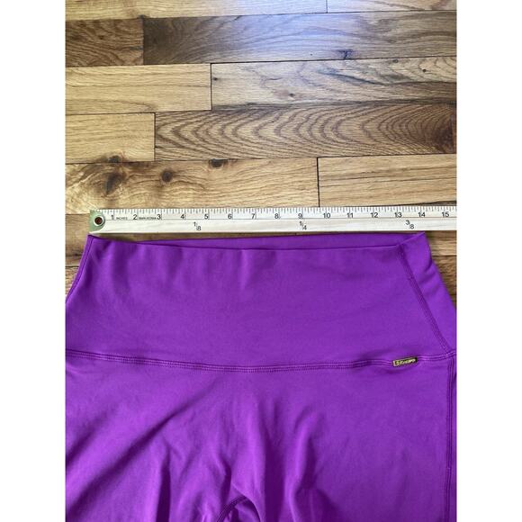 Cleo Harper Bike Shorts - Pink Purple Active Wear Athletic Gym Lounge Size Large - Picture 4 of 7